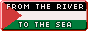 Palestine flag with 'from the river to the sea, Palestine will be free'